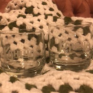 Pair of Kahlua Old Fashioned Glasses